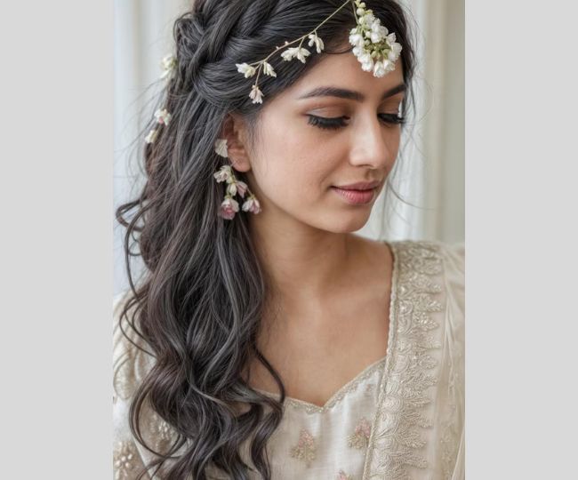 hairstyles for karwa chauth