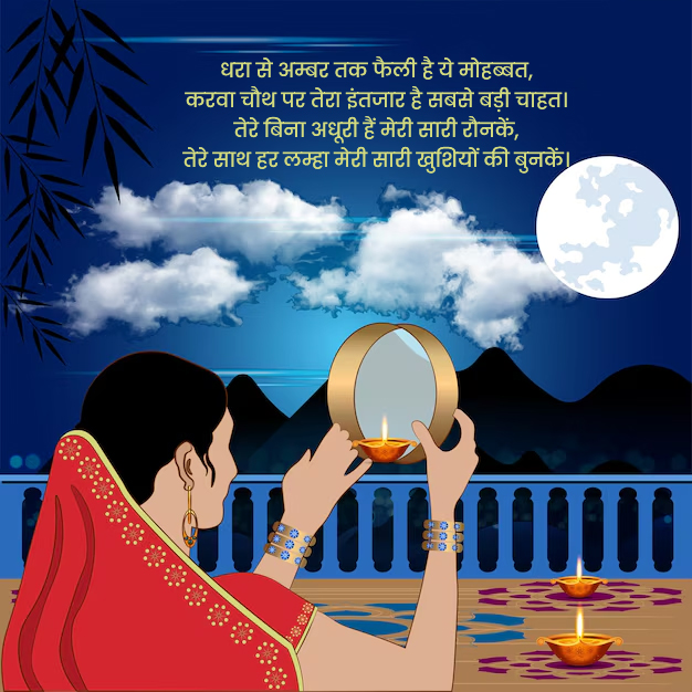 karwa chauth shayari for husband and wife