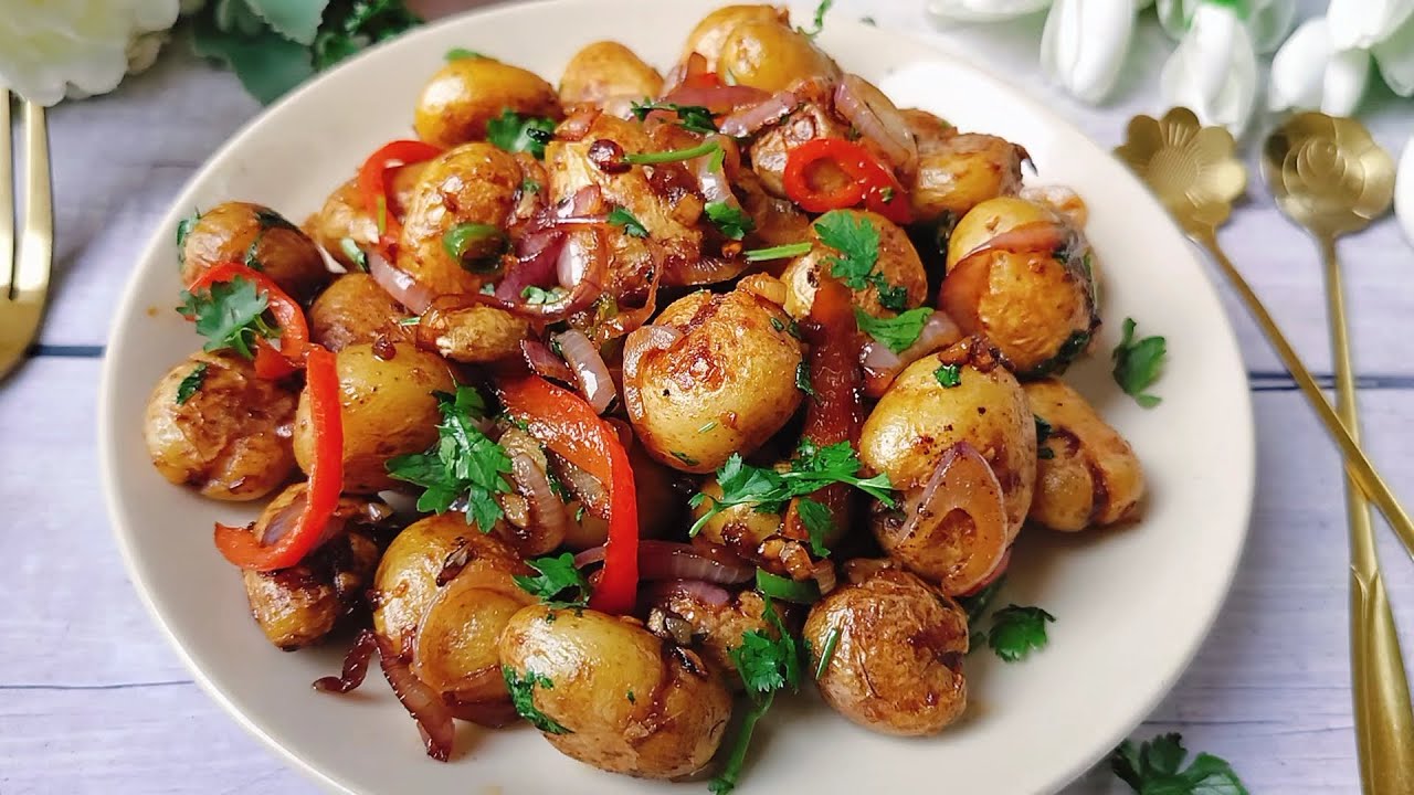 potato stir fry starter recipe in hindi