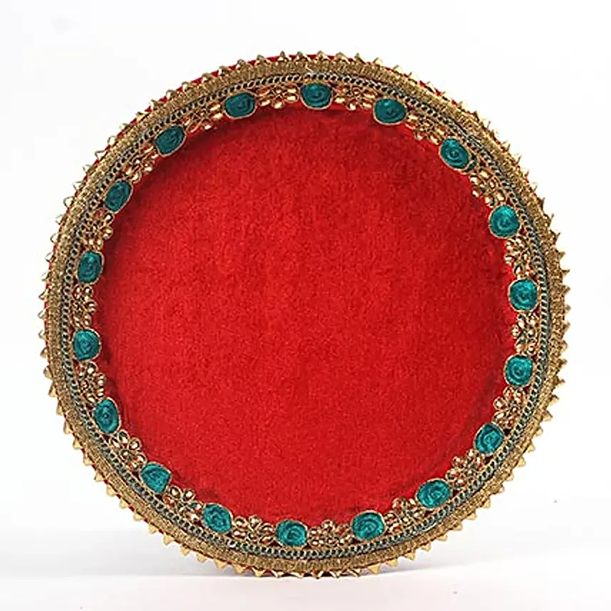 How to decorate Karwa Chauth thali at home