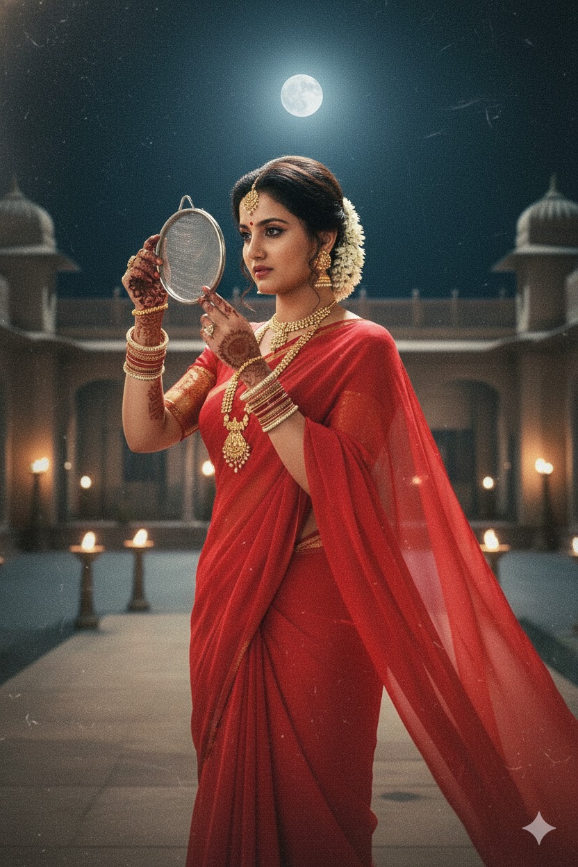 Gemini Photo Prompts for Karwa Chauth