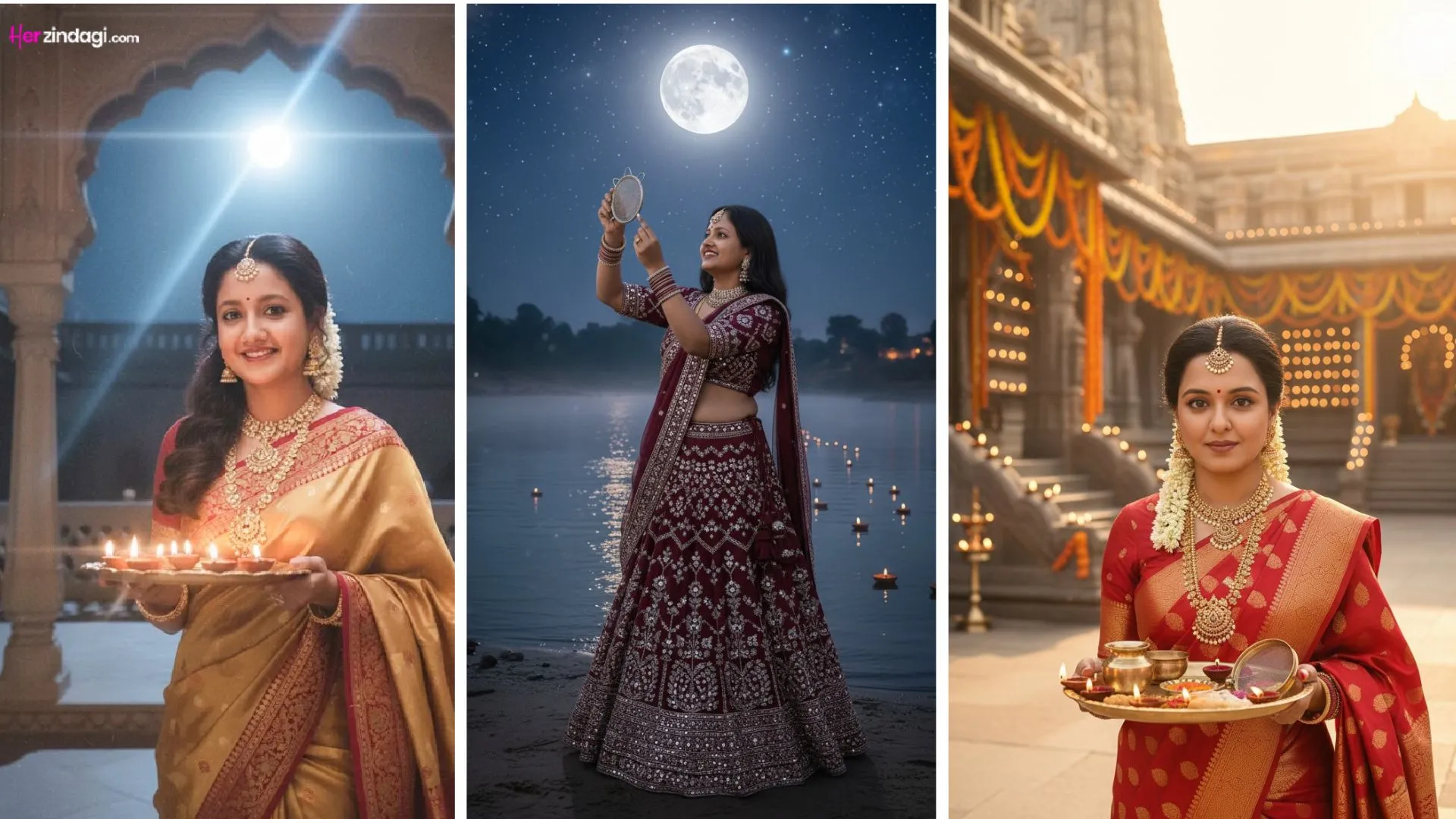 gemini ai prompts for karwa chauth images editing and photo generation women
