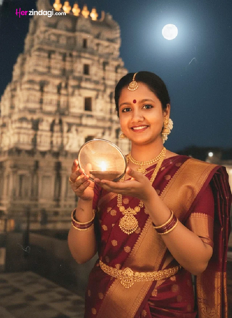 Gemini Karwa Chauth Images Editing