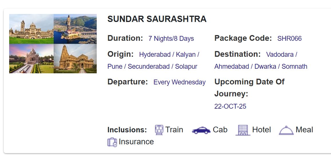october end irctc tour packages under rs 30000 only2