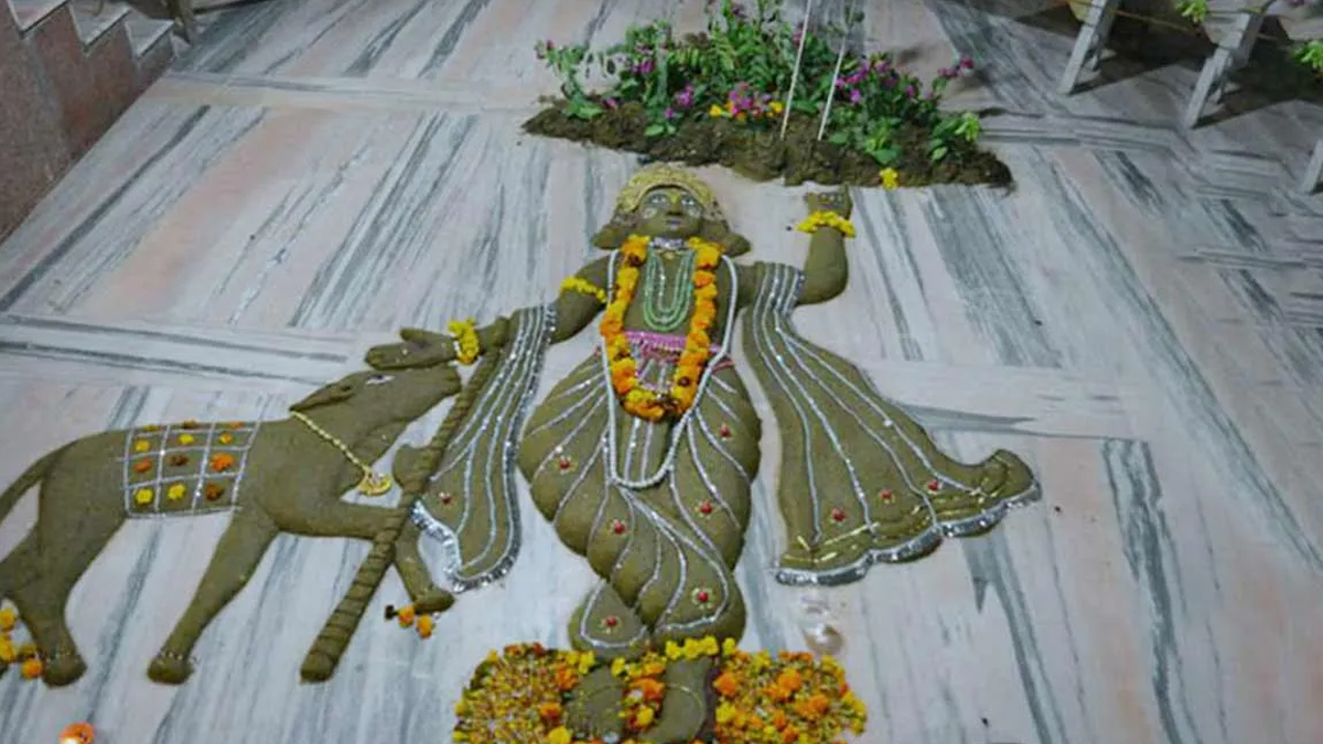 cow dung significance for govardhan puja