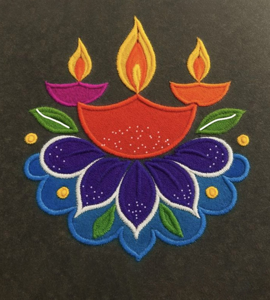 deepak rangoli design