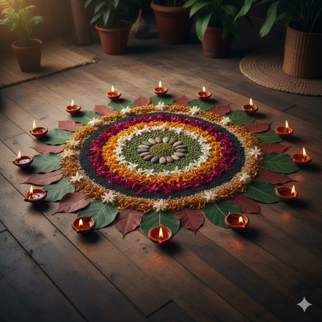 Gemini Photo Prompts For Paan Rangoli