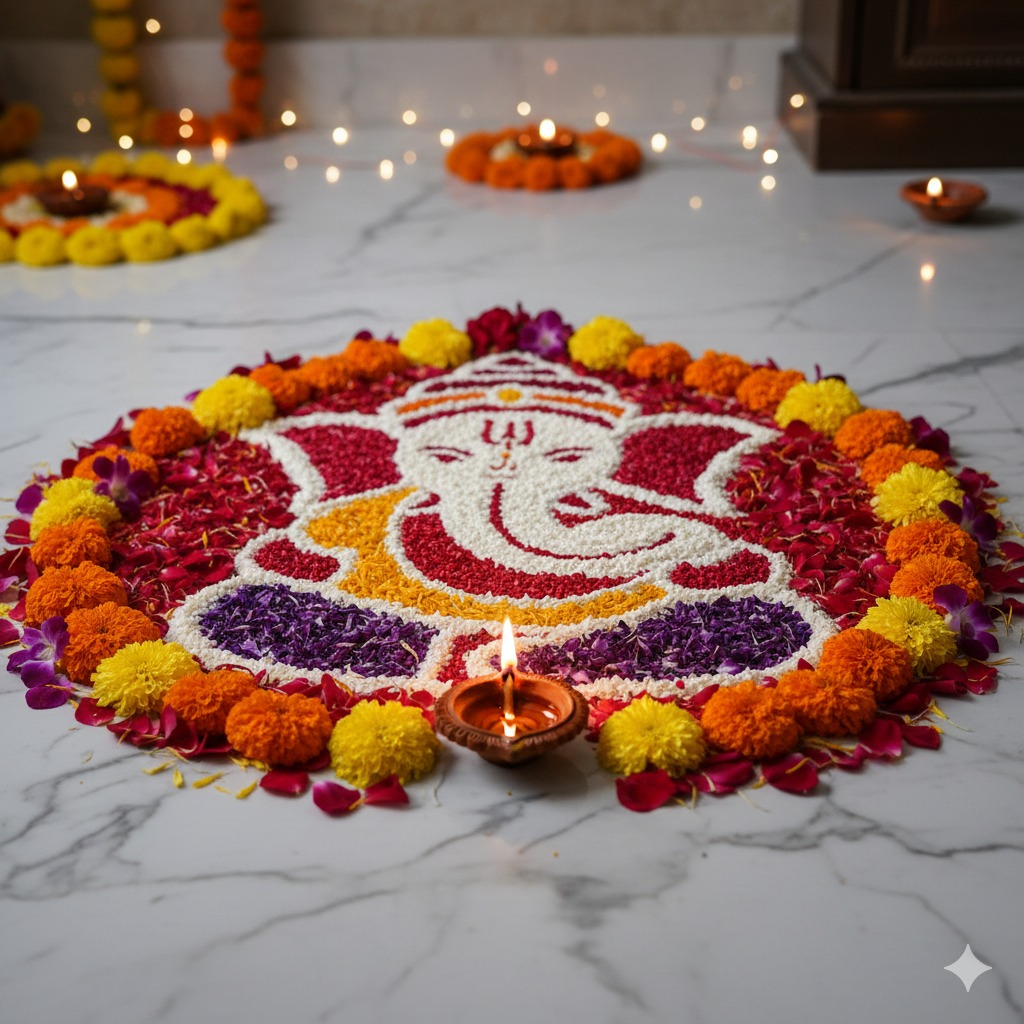 Rangoli Photo Prompts For Gemini