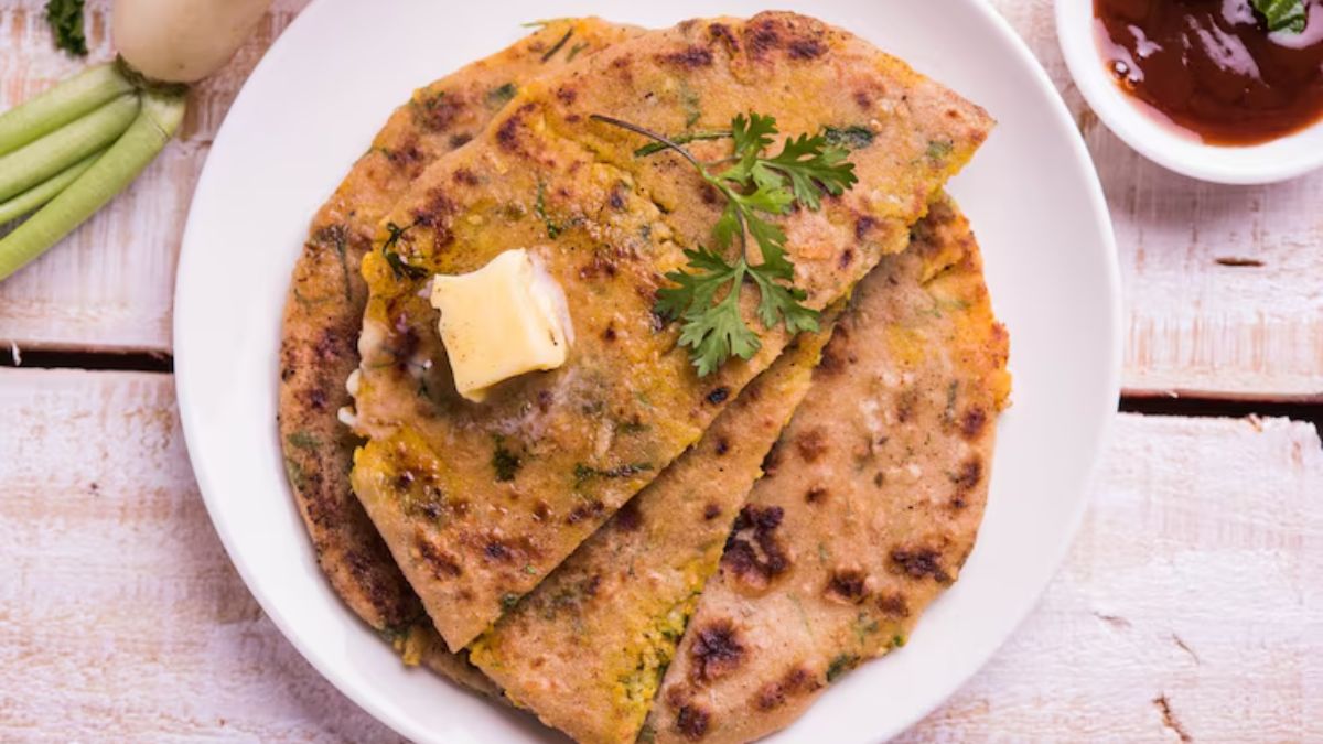 bhujiya papad paratha recipe (1)