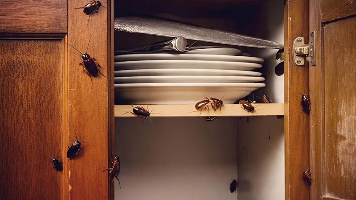 how to get rid of cockroaches in your kitchen cabinets know easy diwali cleaning hacks1