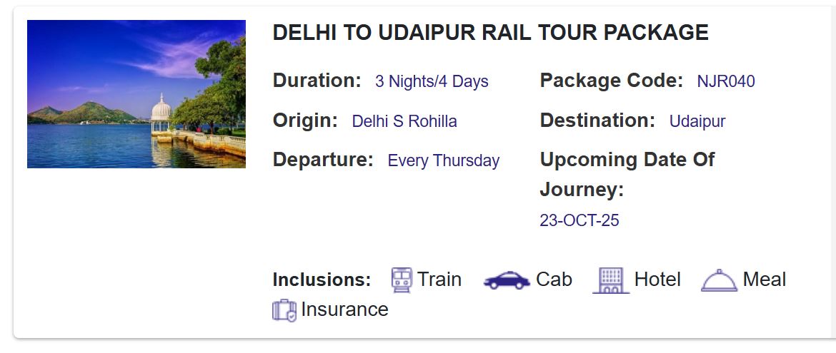 irctc tour packages under rs 11000 only for diwali celebration2