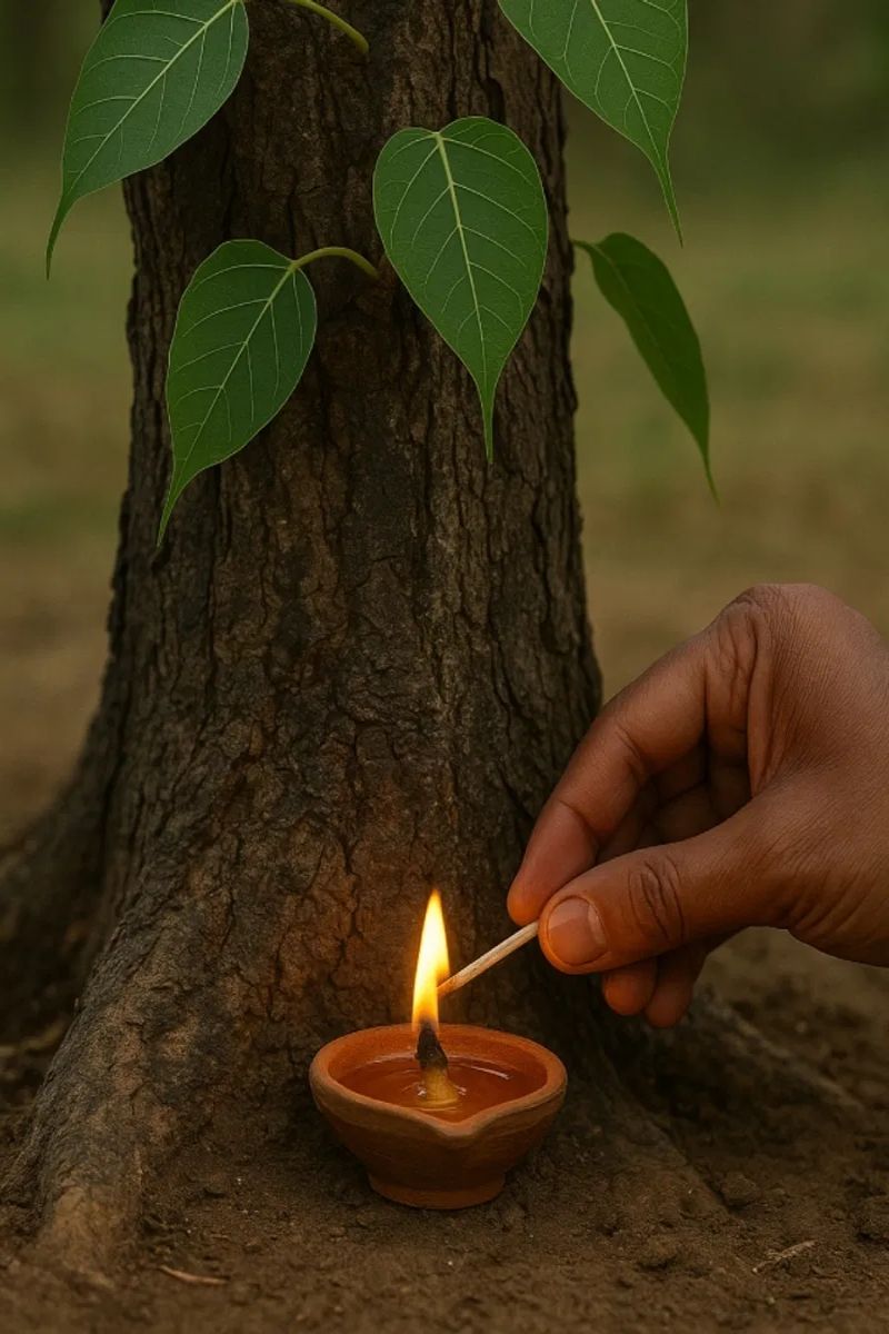 peepal ke niche diye mein namak dalkar jalane ke labh