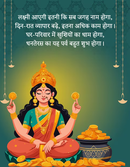 Dhanteras messages in Hindi