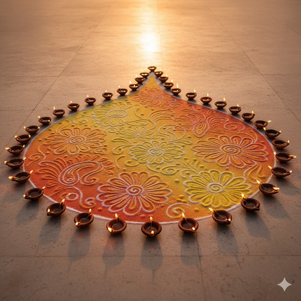 gemini ai prompts for diwali rangoli designs images editing and photo generation