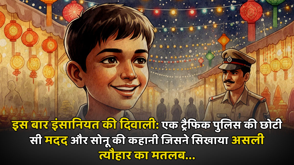 ट्रैफिक पुलिस की कौन सी मदद ने सोनू की जिंदगी बदल दी, दिवाली पर छोटे से बच्चे की ये कहानी आपका दिल खुश कर देगी