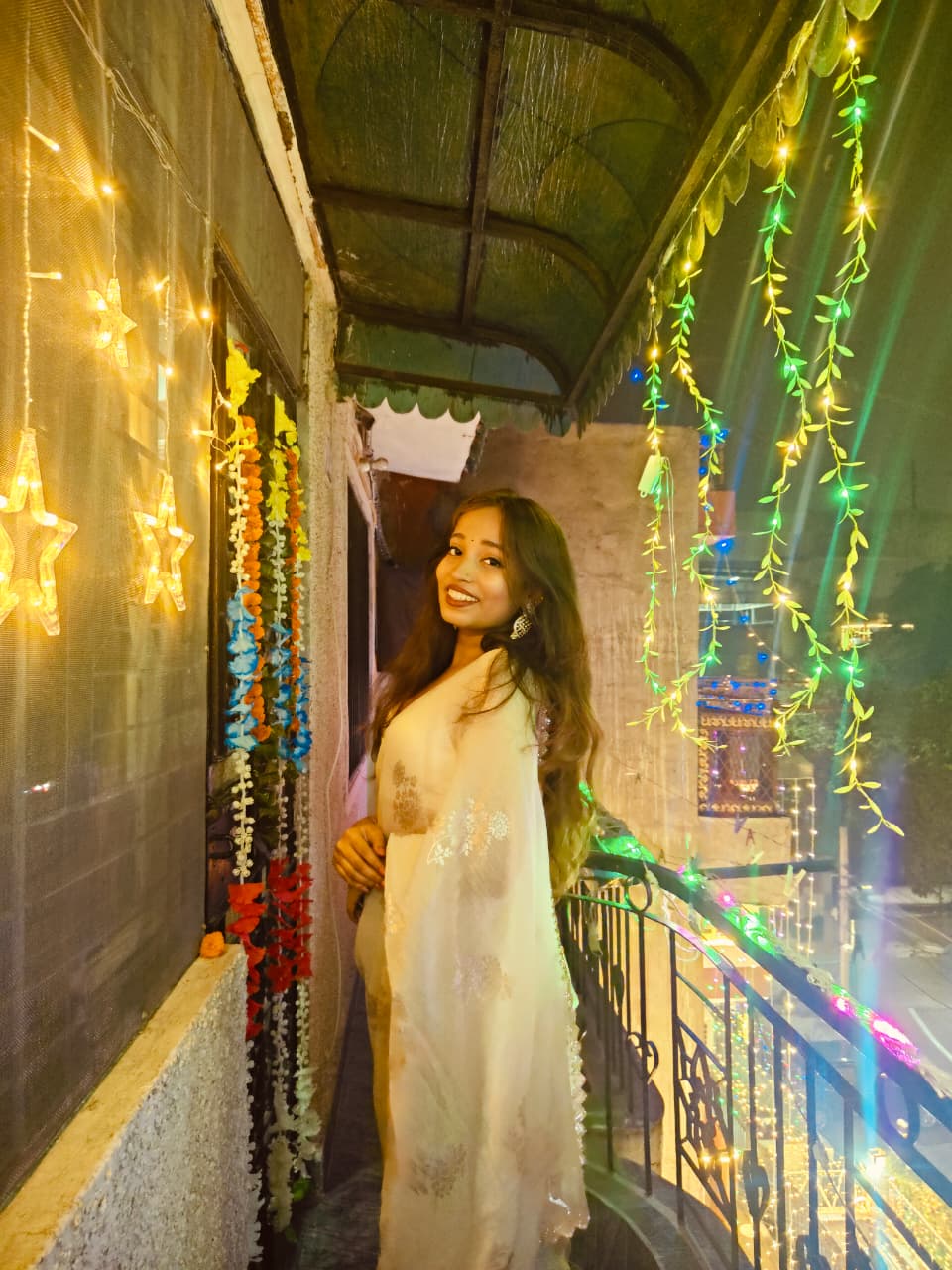 Fairy lights photography during Diwali