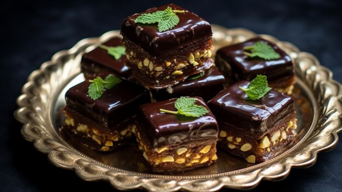 biscuit chocolate barfi