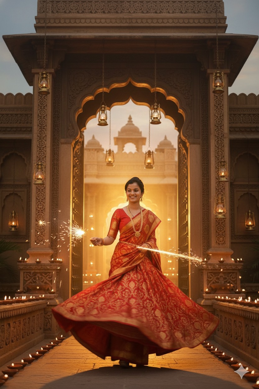 gemini diwali ai prompts for differnt looks image generation for photo editings