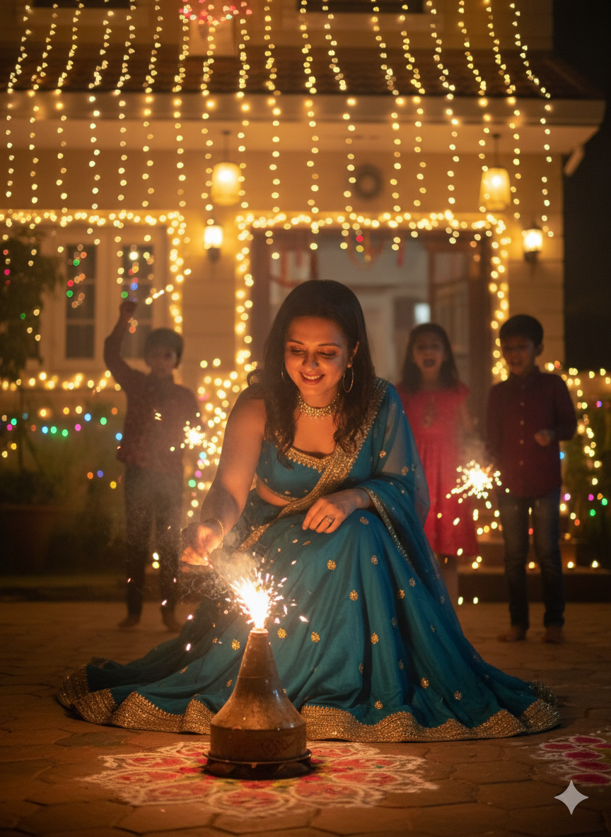 diwali ai prompts for differnt looks image generation