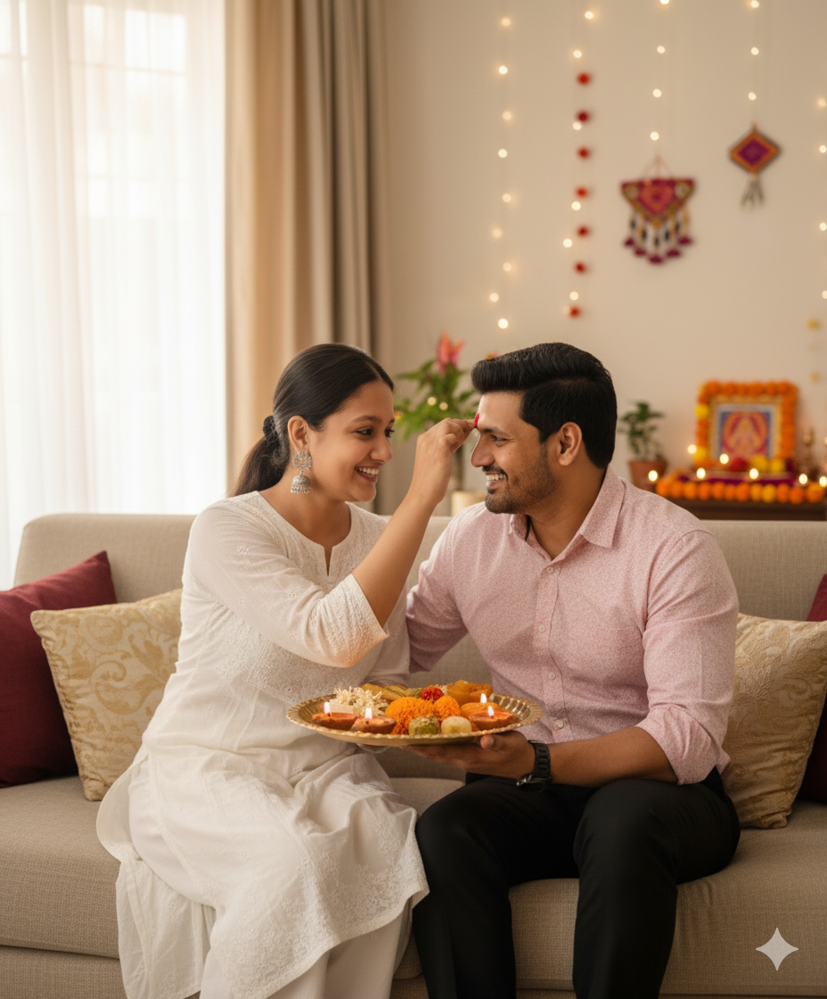 Bhair Dooj Photo Prompt