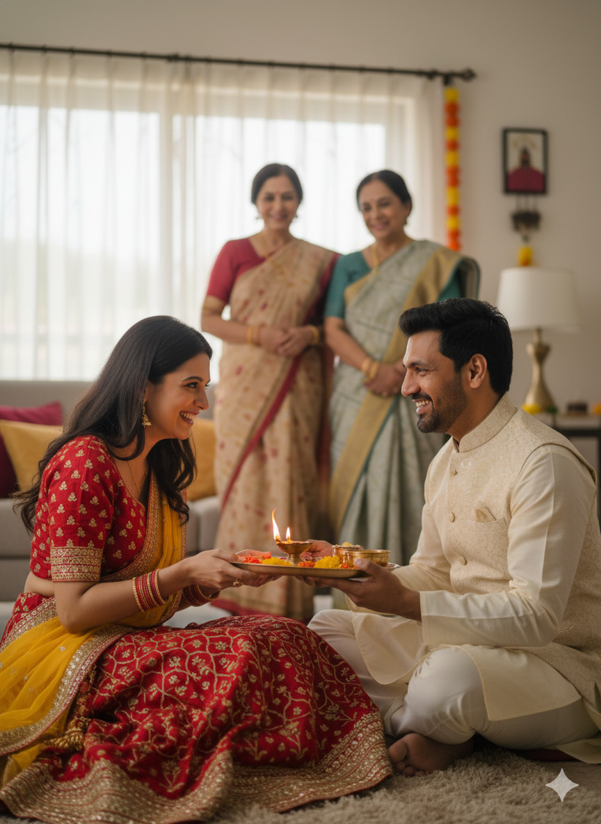 Bhair Dooj Photo ai Prompt