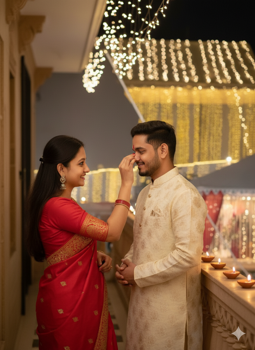 Gemini Bhai Dooj Photo Prompt