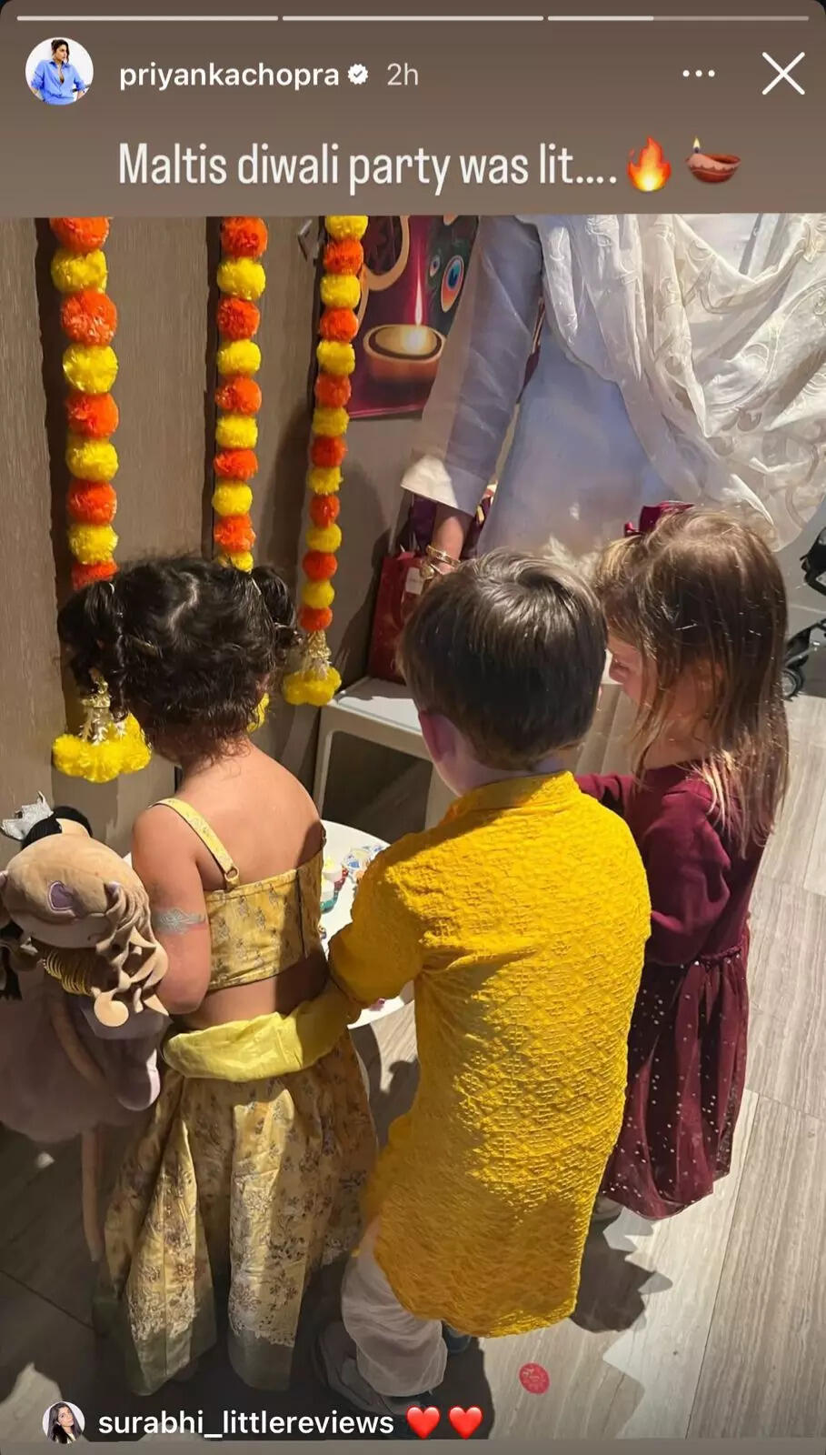 priyanka chopra diwali pics