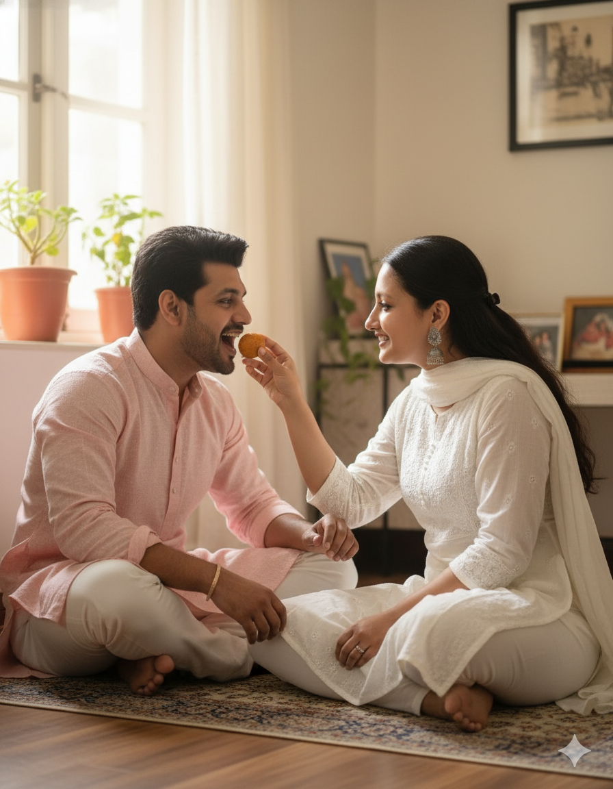 google gemini bhai dooj photo ai prompts image editing with brother and sisters