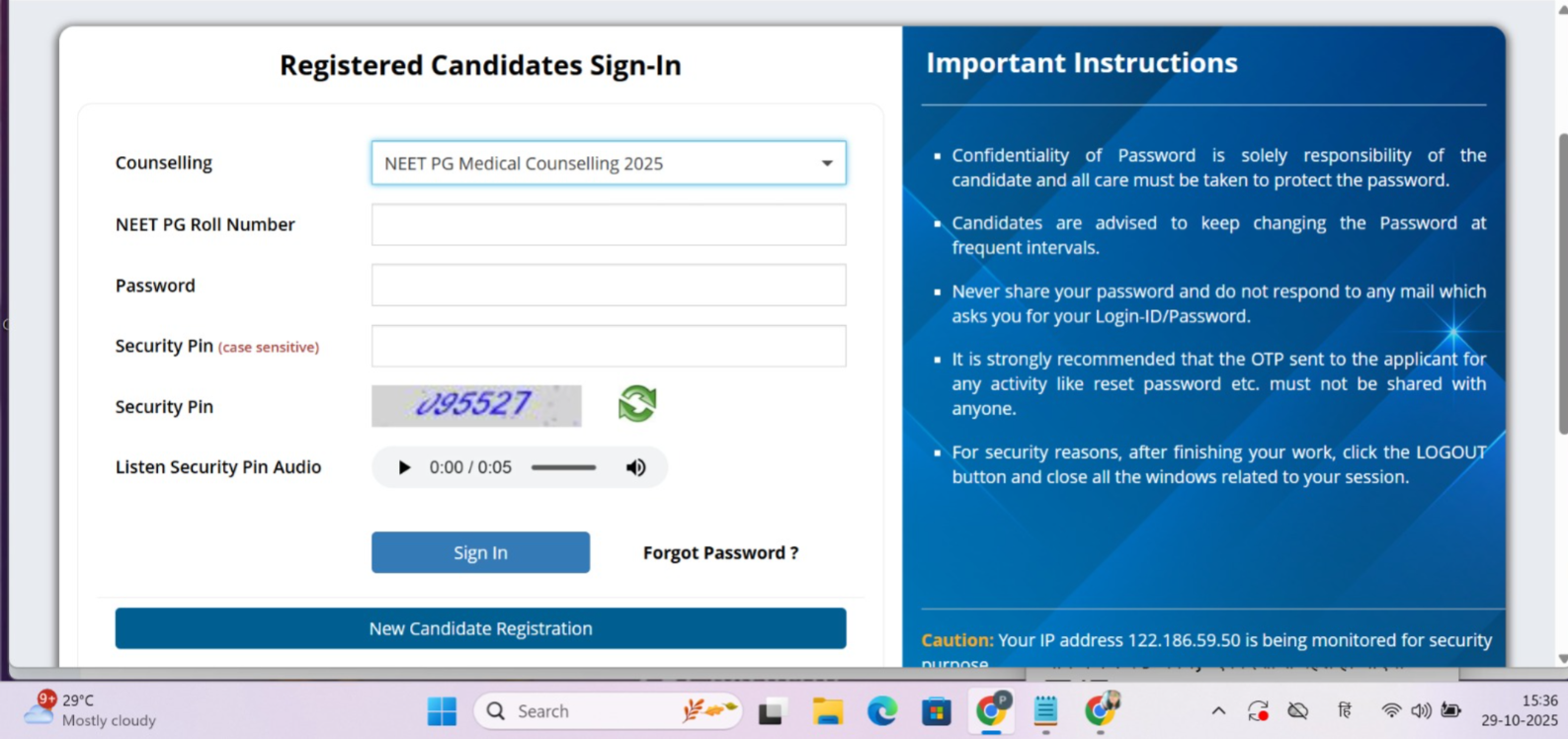 How to register for NEET PG counseling 2025