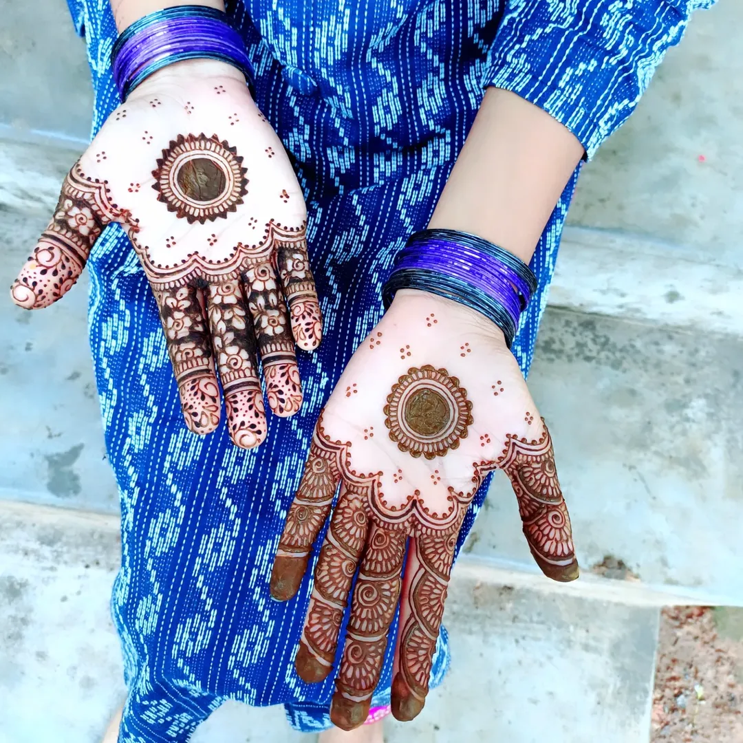 gol tikki new mehndi designs