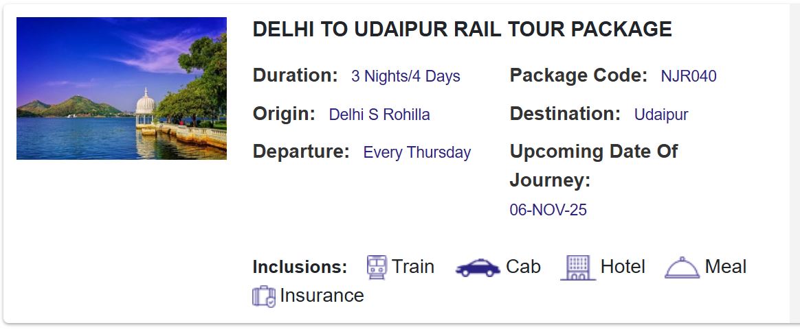 irctc november couples tour packages under rs 30000 onlys