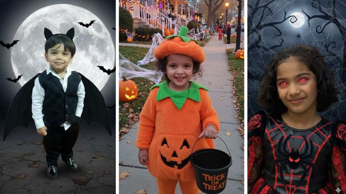 Halloween Look में आपके बच्चे भी लगेंगे कूल और स्टाइलिश, लास्ट-मिनट क्रिएटिव कॉस्ट्यूम आइडियाज देखें यहां