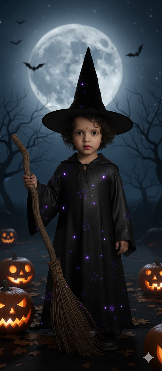 Halloween Kids Look AI Prompt