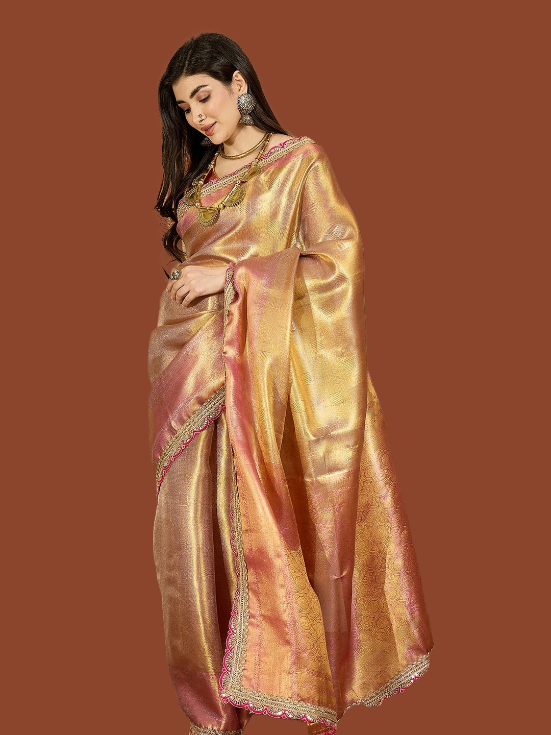 Simple silk saree
