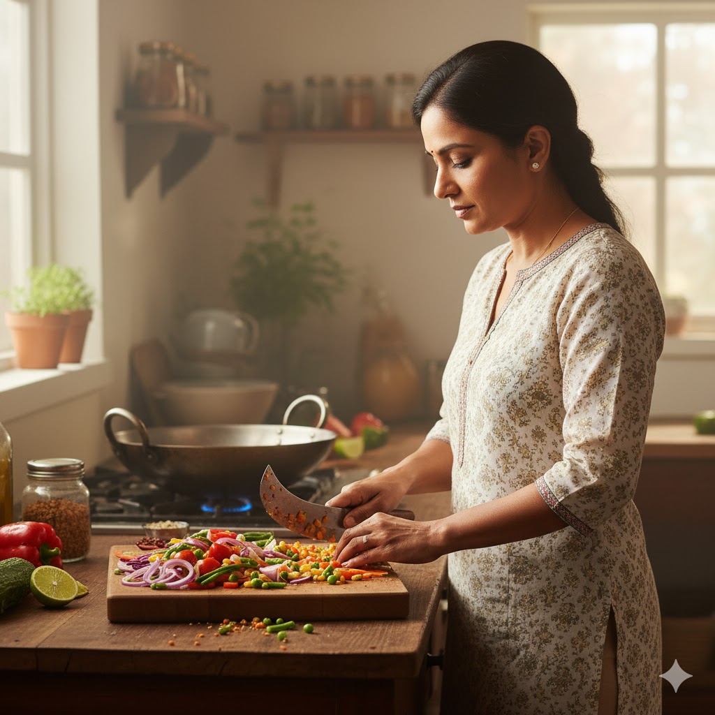 Vegetable semolina tikki