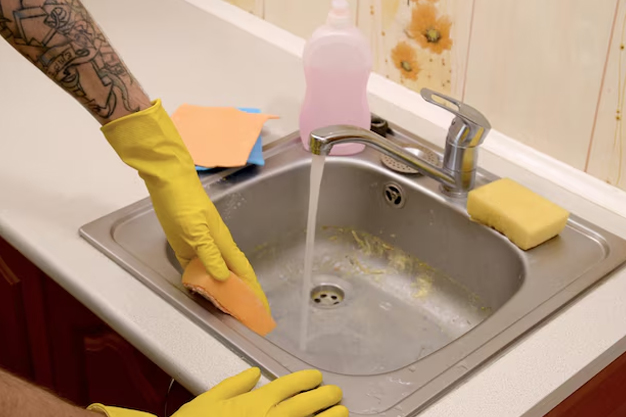 kitchen sink spots cleaning hacks