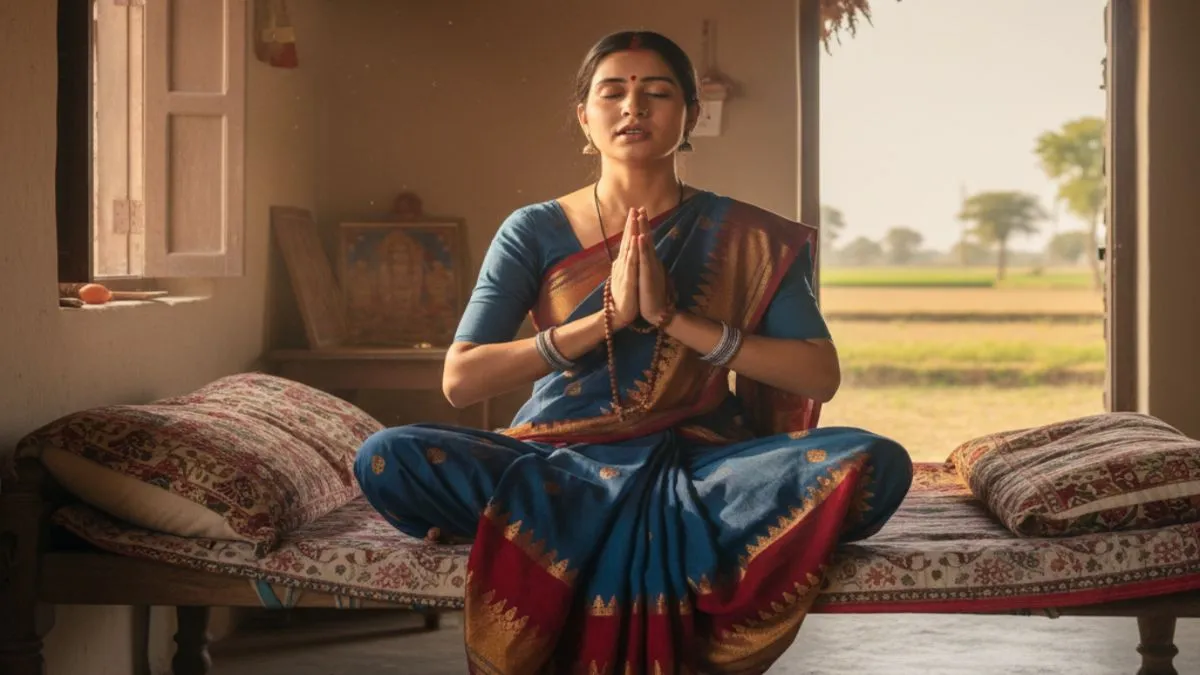 can we chant deities name while sitting on bed