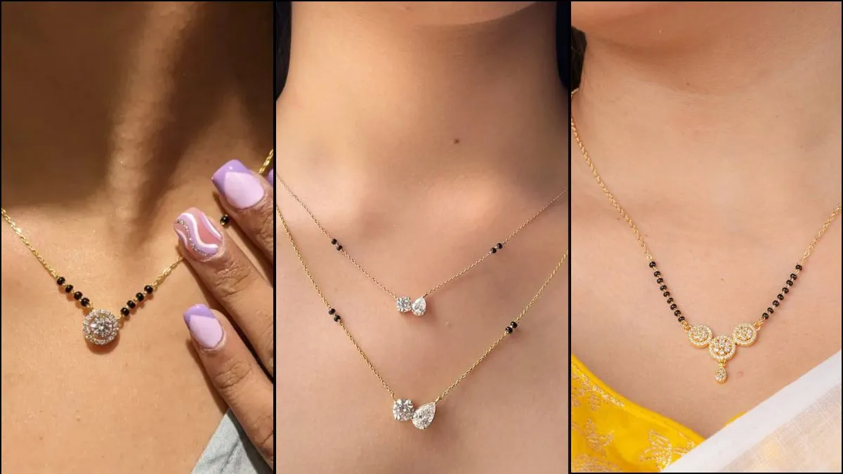 18kt gold mangalsutra