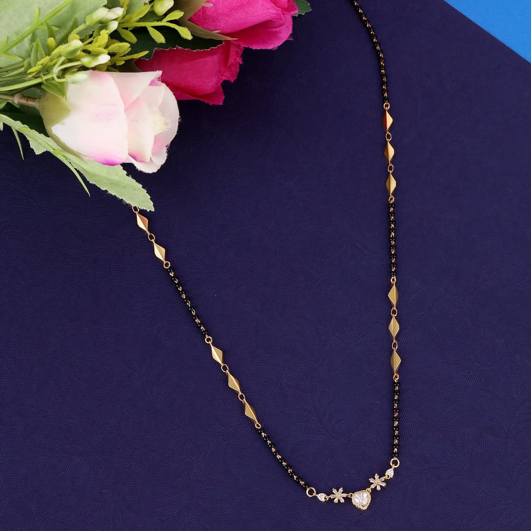 18kt gold mangalsutra