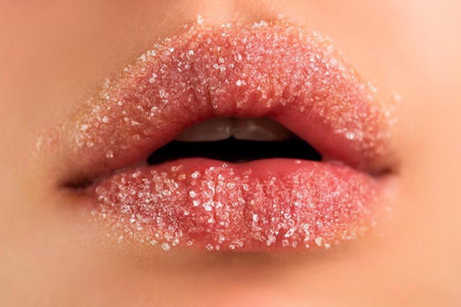 lip scrub for dry lips