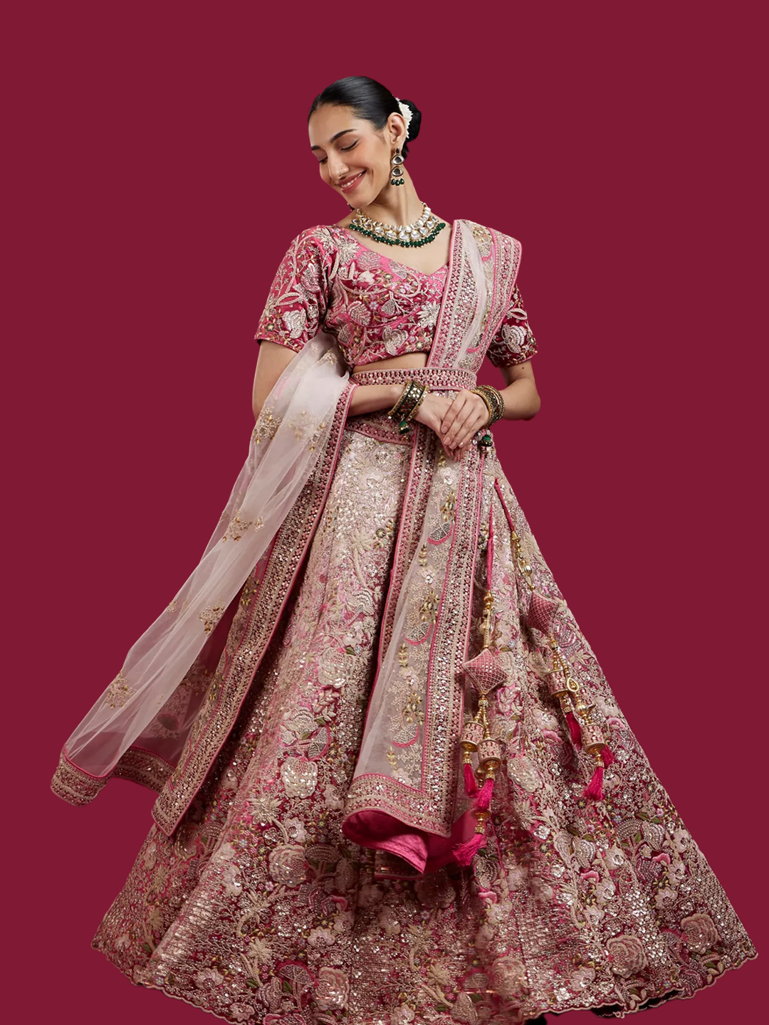 pastel colour lehenga (2)