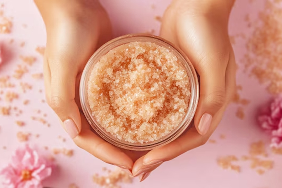 rice lip scrub