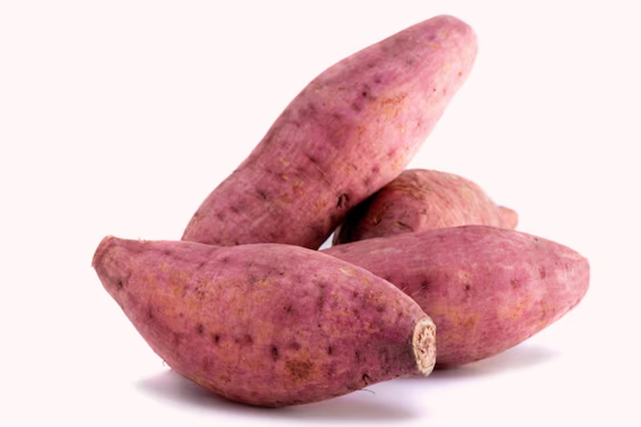 sweet potatoes  roast in ghee