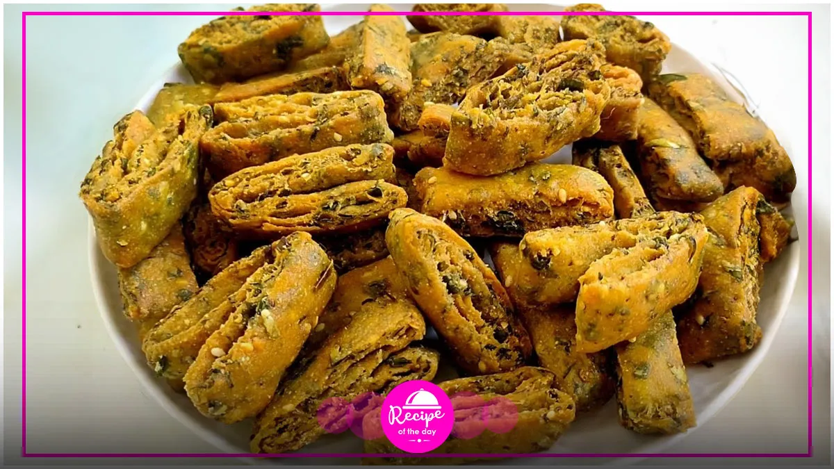 Soya Methi Mathri recipe