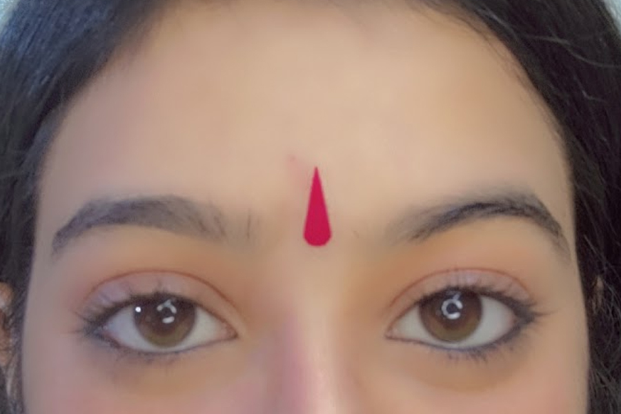drop shape bindi