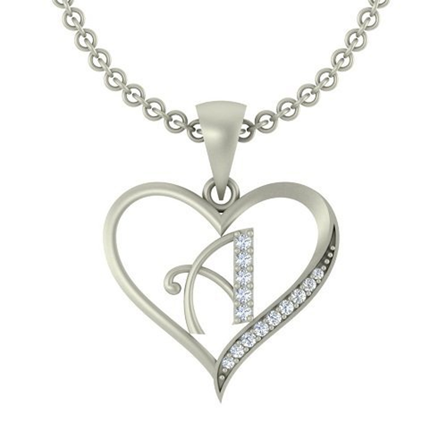 alpahbet pendant chain set