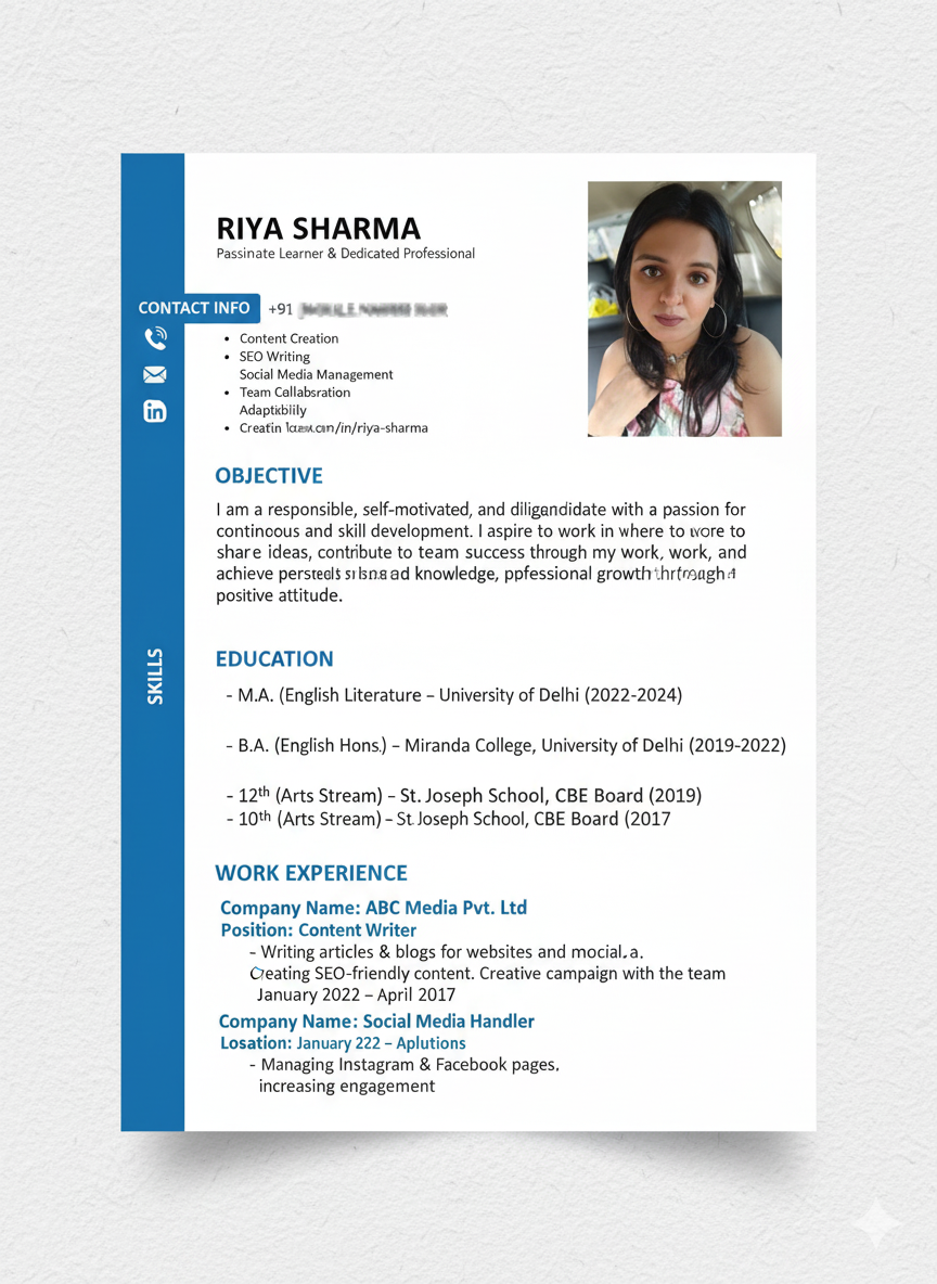 gemini ai prompts for perfect cv in minutes resume generation free