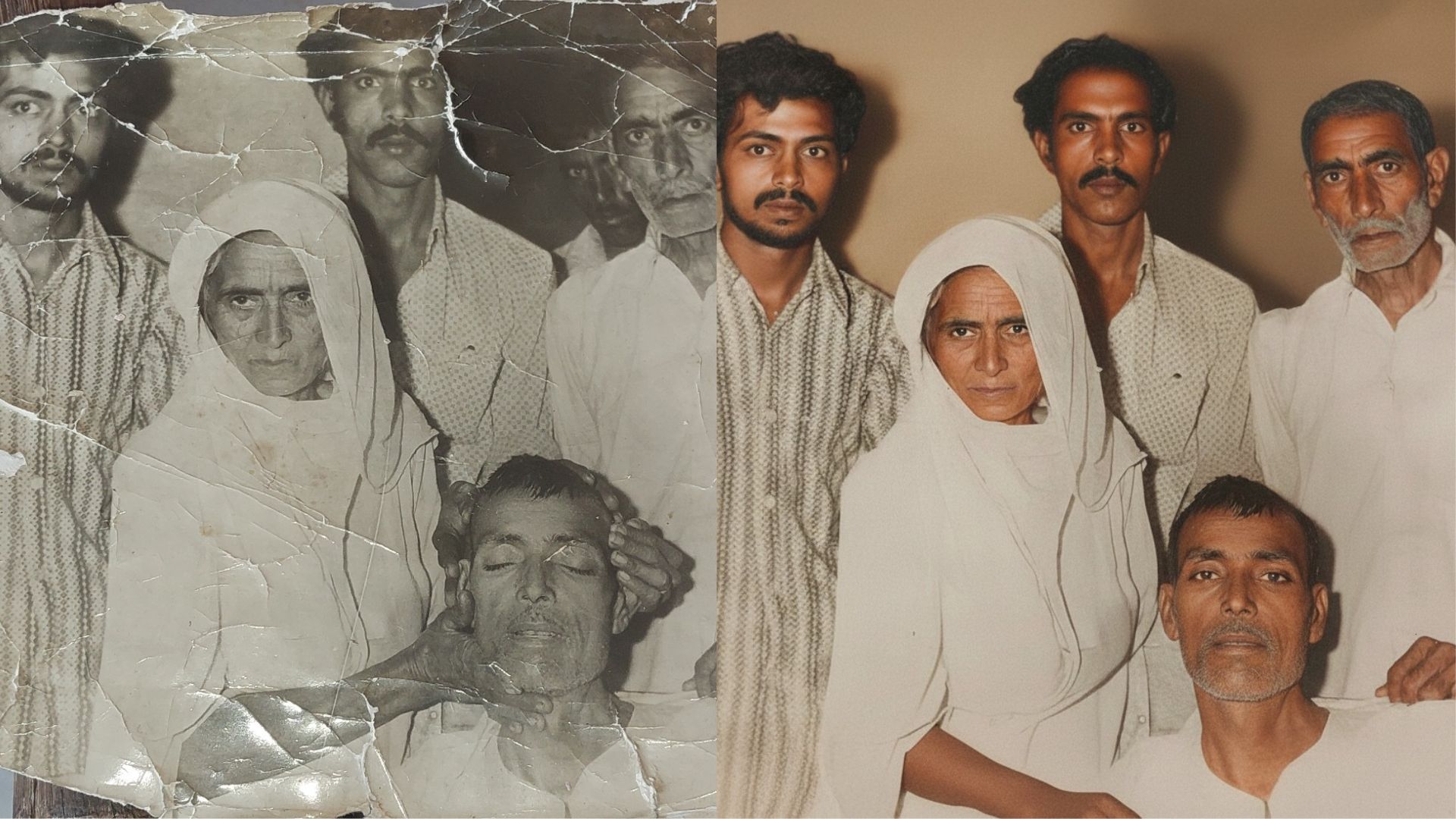 how to convert black and white blur photo clear with google gemini ai prompts image generatingss