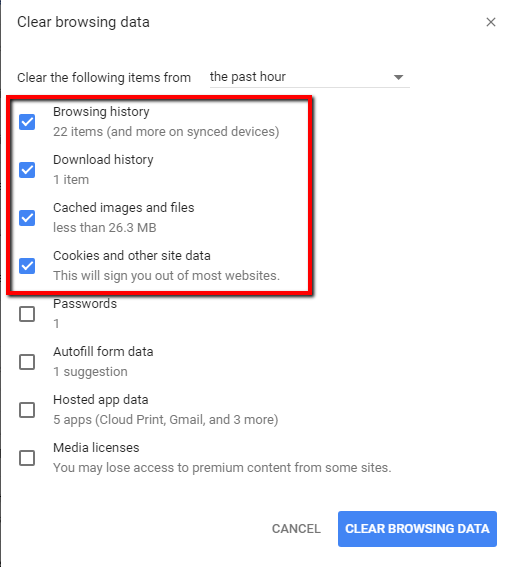 how to delete all data on google accountsd