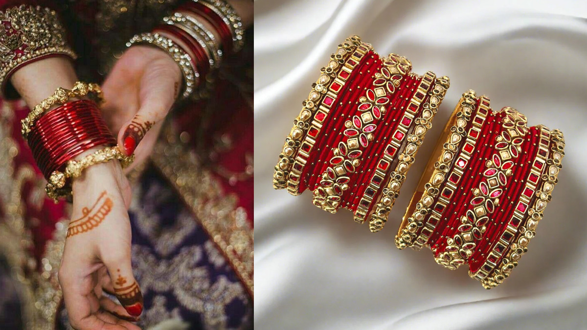 Bangle Designs: हाथों की खूबसूरती बढ़ाने के लिए पहनें रेड कलर की चूड़ियां, देखें लेटेस्ट डिजाइंस